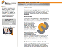 Tablet Screenshot of connectwest.net.au